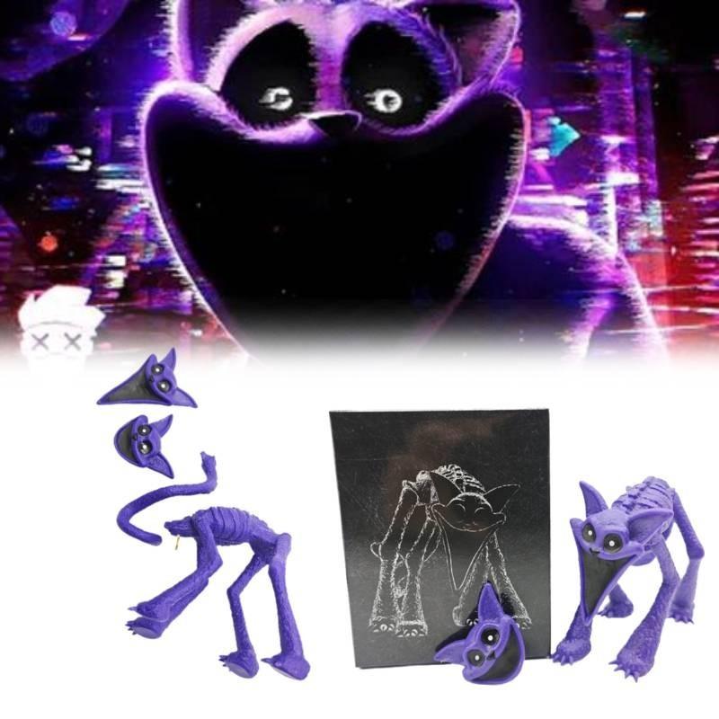 תרדמה קצרה K שו מו פופי פלייטיים 3 חיוך אימה דגם חיה יד צעצוע משרדי דמות חומר PVC