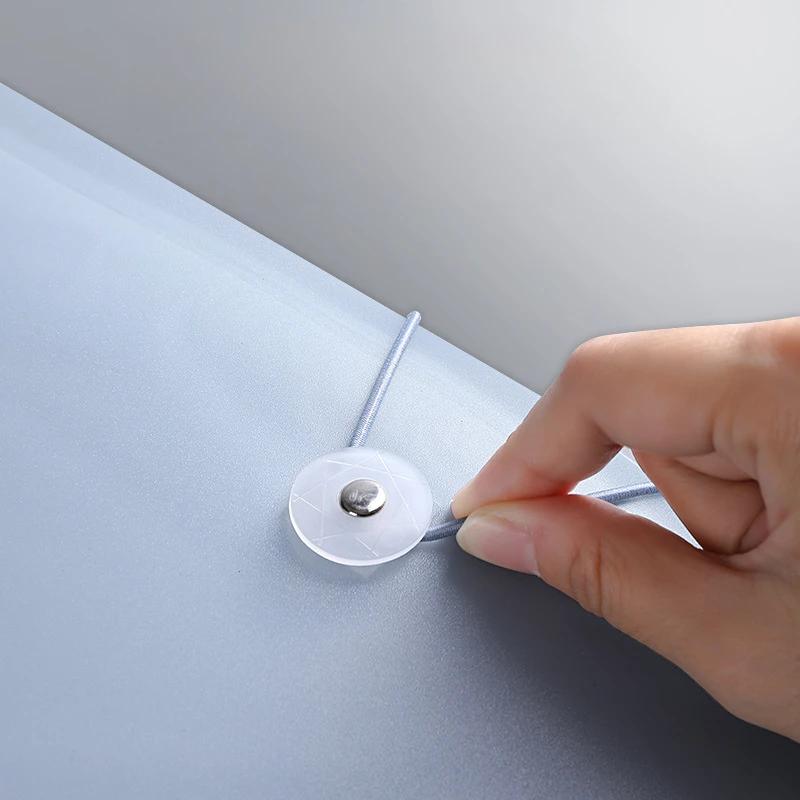 A4 Information Book Folder Transparent Centerfold Certificate Paper Storage Bag Student Album Collection Book Desk Organizer