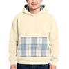 Men's Hooded Sweatshirt, Contrasting Color Sweatshirt, Sports  Loose Casual Jacket