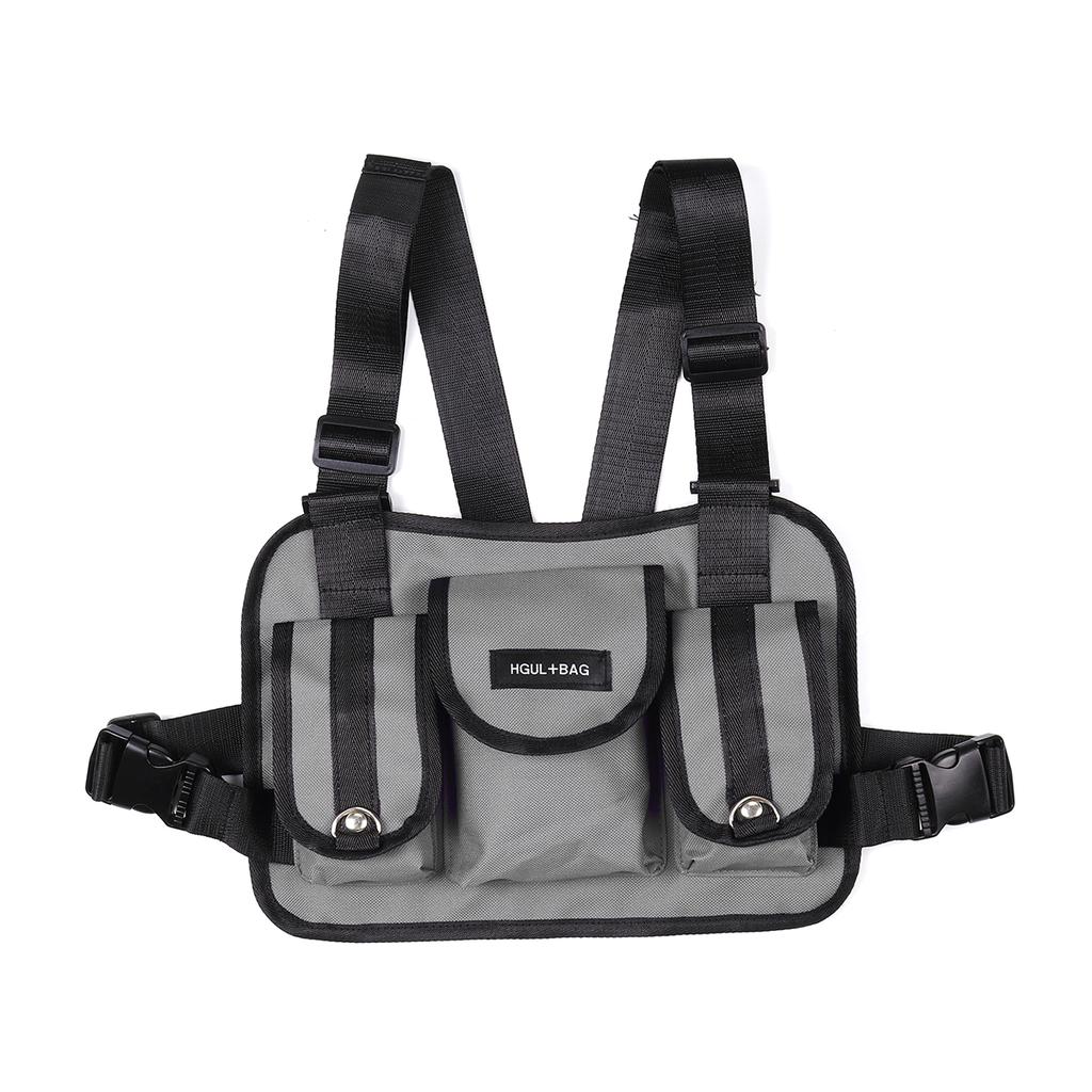 Einsgut Chest Rig Bag Waist Pack Chest Sling Pack Crossbody Bag Sac /à bandouli/ère Accessoires pour Le Sac /à Dos pour lext/érieur