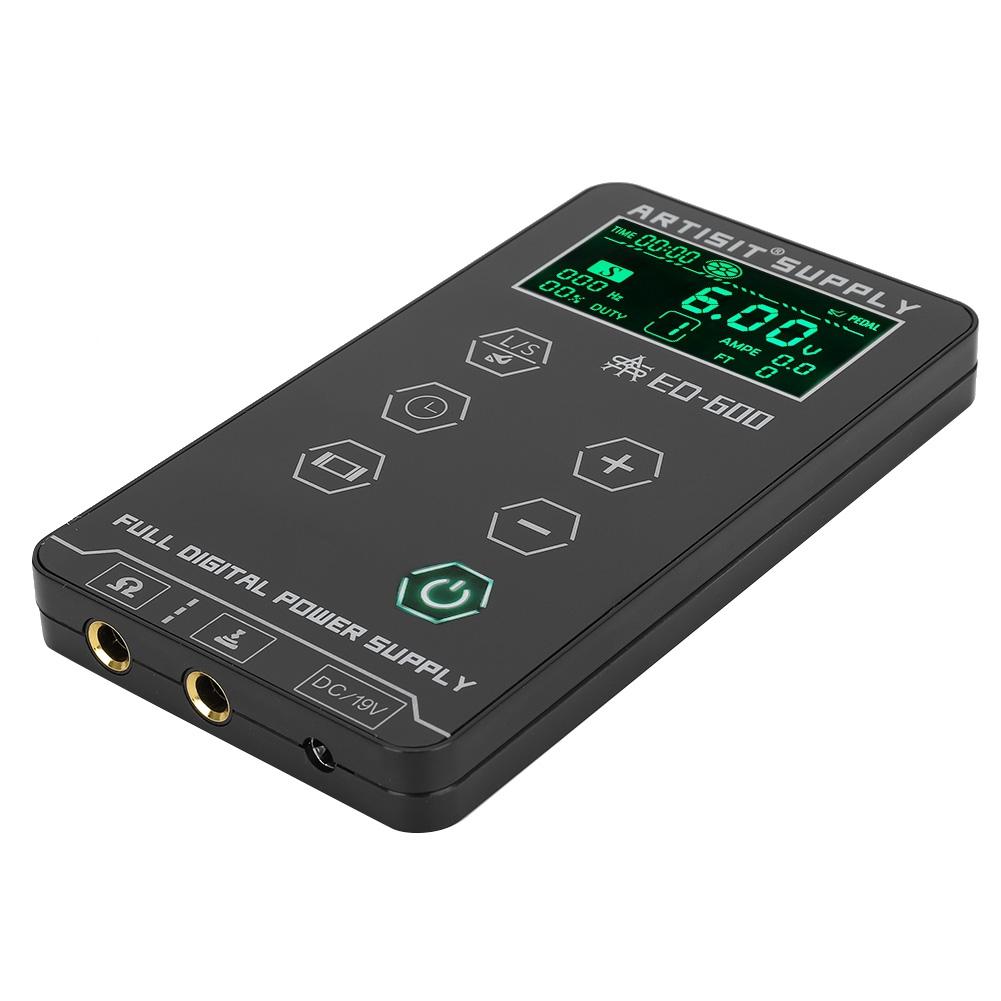 - Touch Screen Digital Display Tattoo Machine Power Supply DC Connection