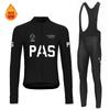 Winter Outdoor Sports Long-sleeved Cycling Clothes Men and Women Quick-drying Fleece Double Arrow Seat Cushion 2026 Winter Fleece Cycling Clothes Set