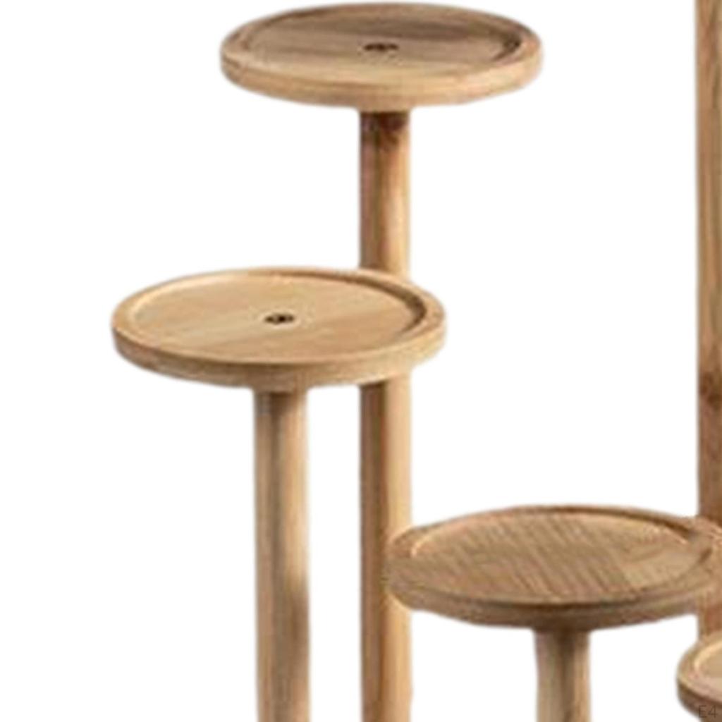 Moderner Holz-Pflanzenständer für die Heimdekoration