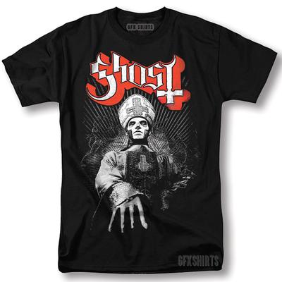 Ghost T-skjorte Opus Heavy Metal Rock Turné Vintage Grafisk Design T-skjorte