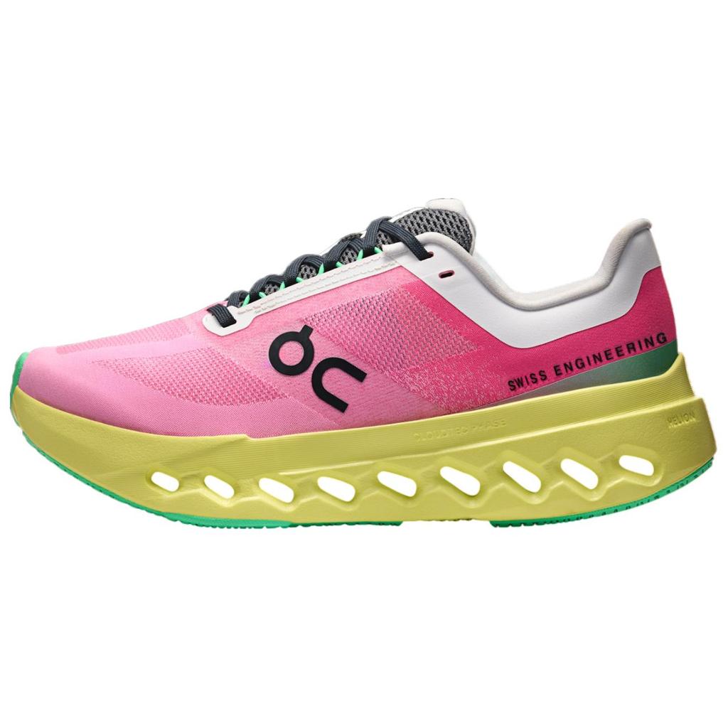 ON  Cloudsurfer Next Pink Limelight Women Sneakers 3WE30053214