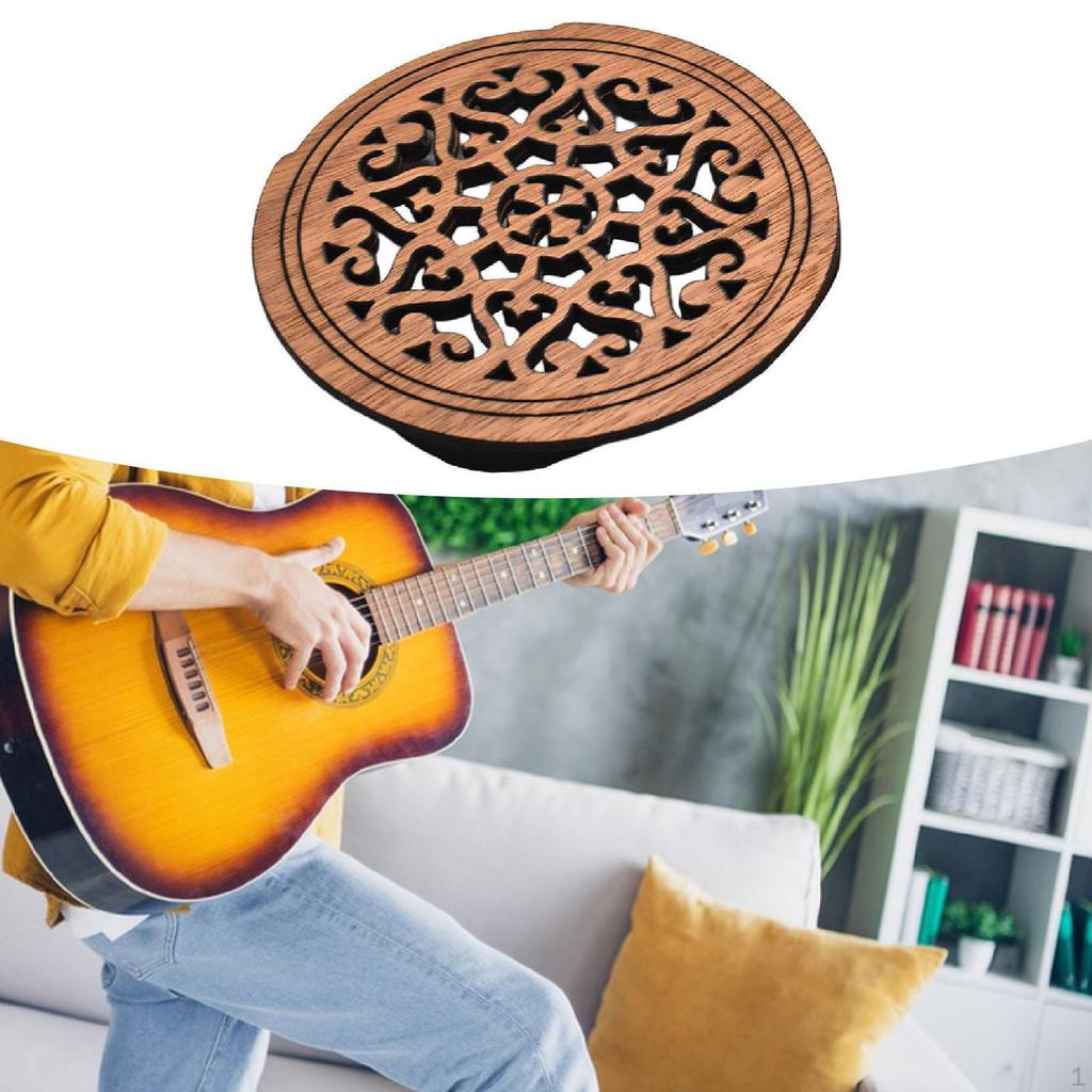 Acoustic Guitar Soundhole Cover Block Protector for Feedback Reduction