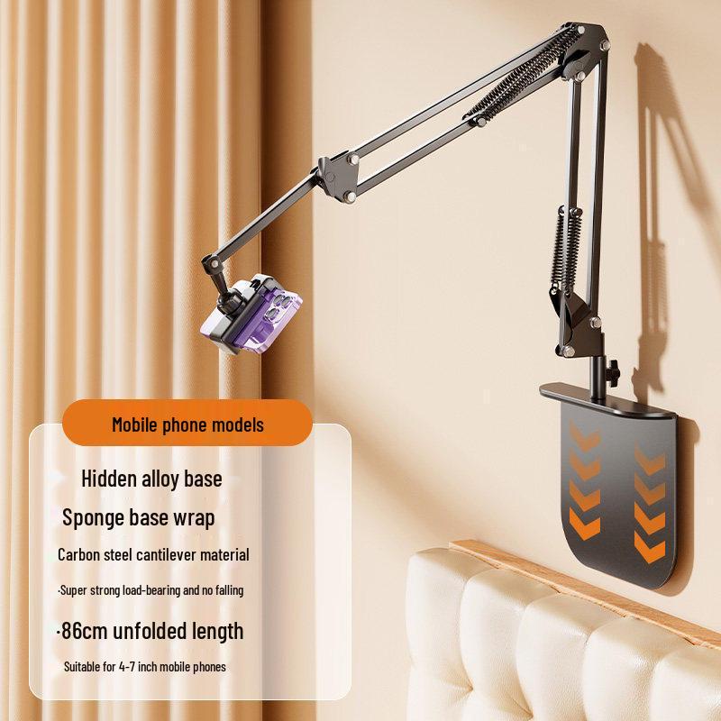 Clip-Free Hidden Phone & Tablet Holder - Bedside, Lying Down for TV, Streaming, or Binge-Watching