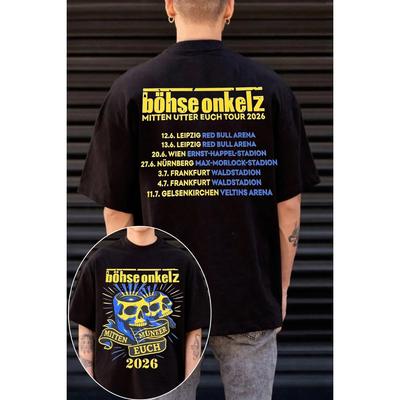 Böhse Onklez Graphic T-Shirt Men Women Streetwear Oversized Y2k German Band Casual Loose Hip Hop Harajuku Short Sleeve Unisex Female Male Clothing