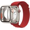 2-in-1 Nylon Strap + Case Set for Apple Watch 4/5/6/SE 44mm, Red