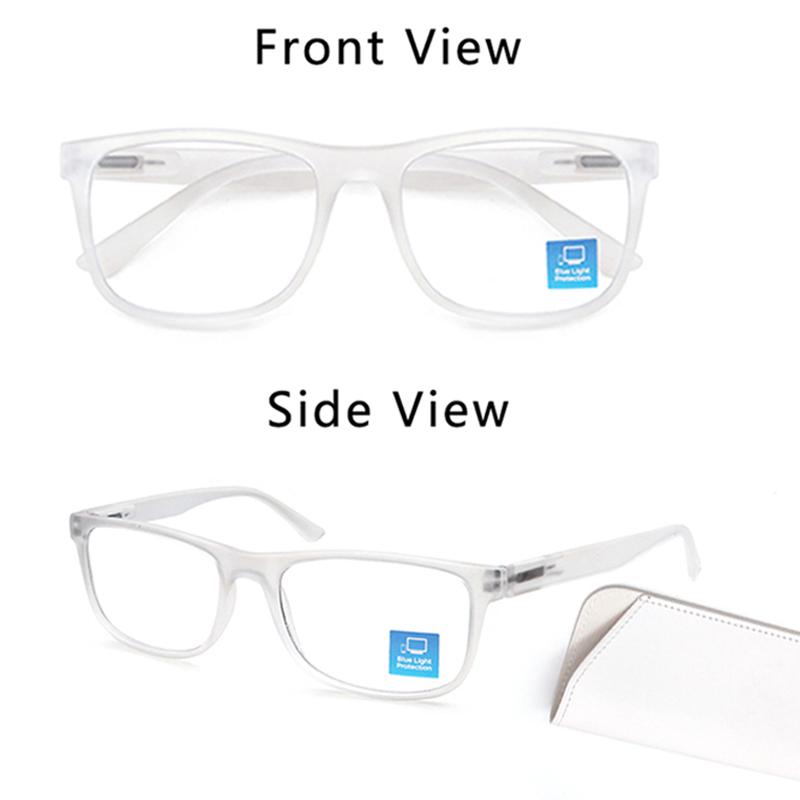 

Очень большие очки для чтения для мужчин и женщин. Классическая квадратная оправа. Очки с блокировкой синего света с рецептурными линзами. +5.0