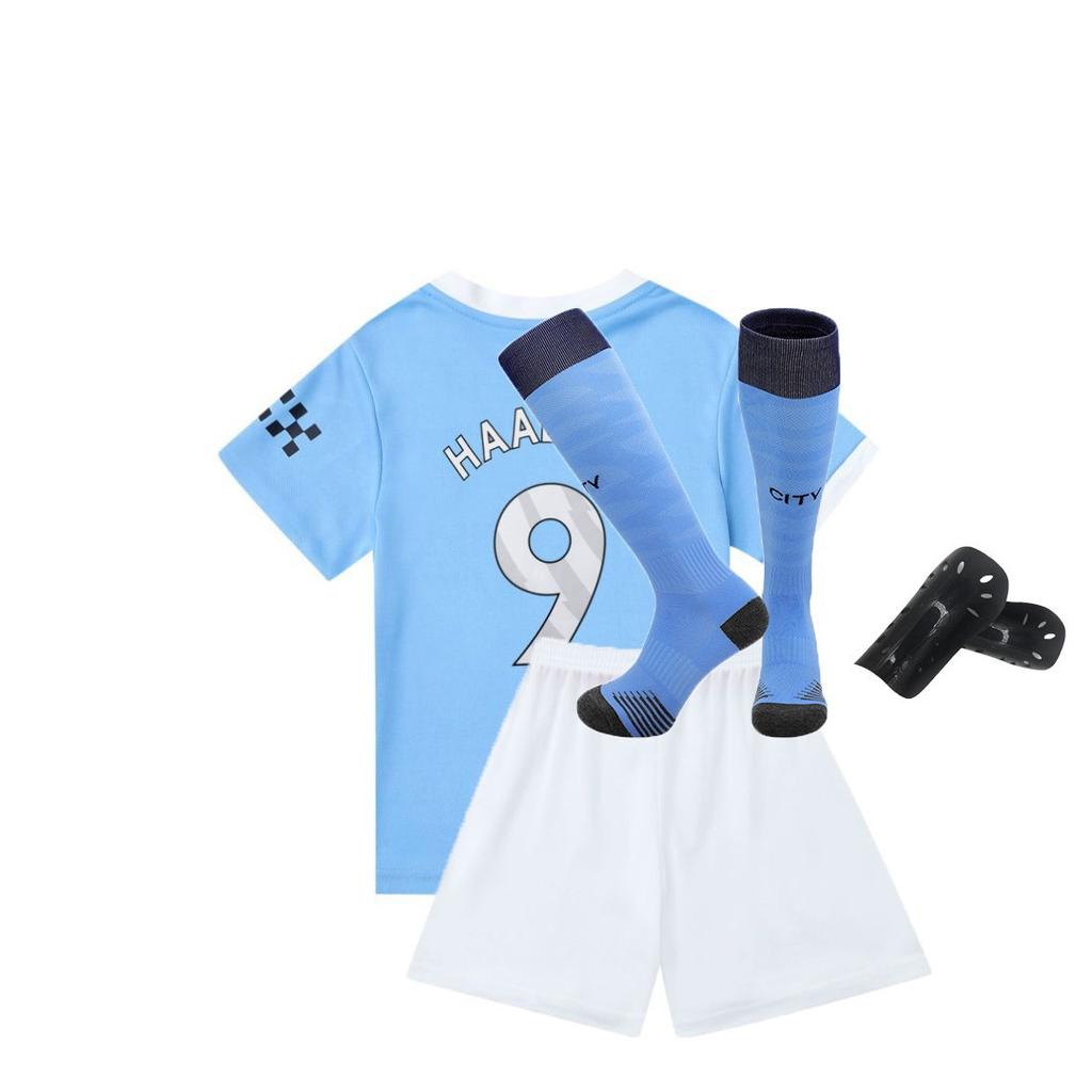 25-26 Man C Home Court No. 9 Football Jersey Children'S Jersey Children'S Clothing Size 14-3Xl