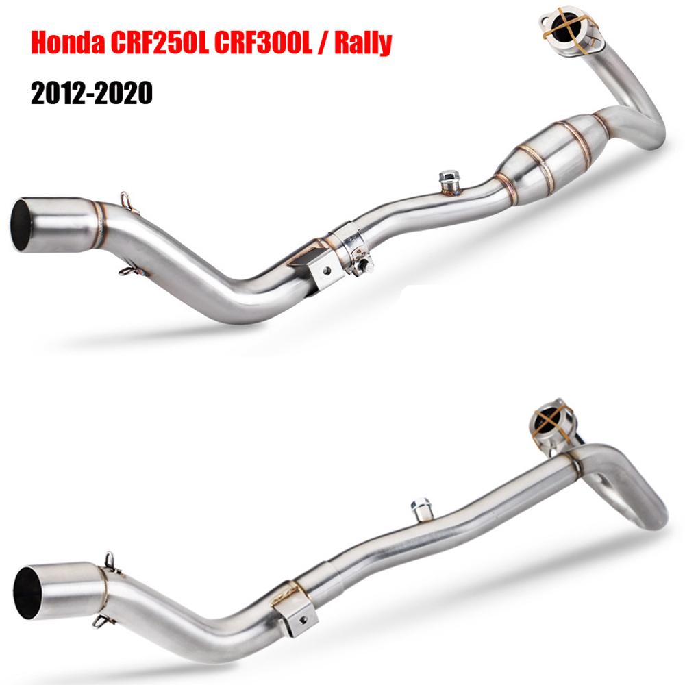 Honda crf300 crf300l Rally Crf250L crf250 Rally 12-20 için Yüksek performanslı arazi motosikleti susturuculu tam sistem egzoz borusu