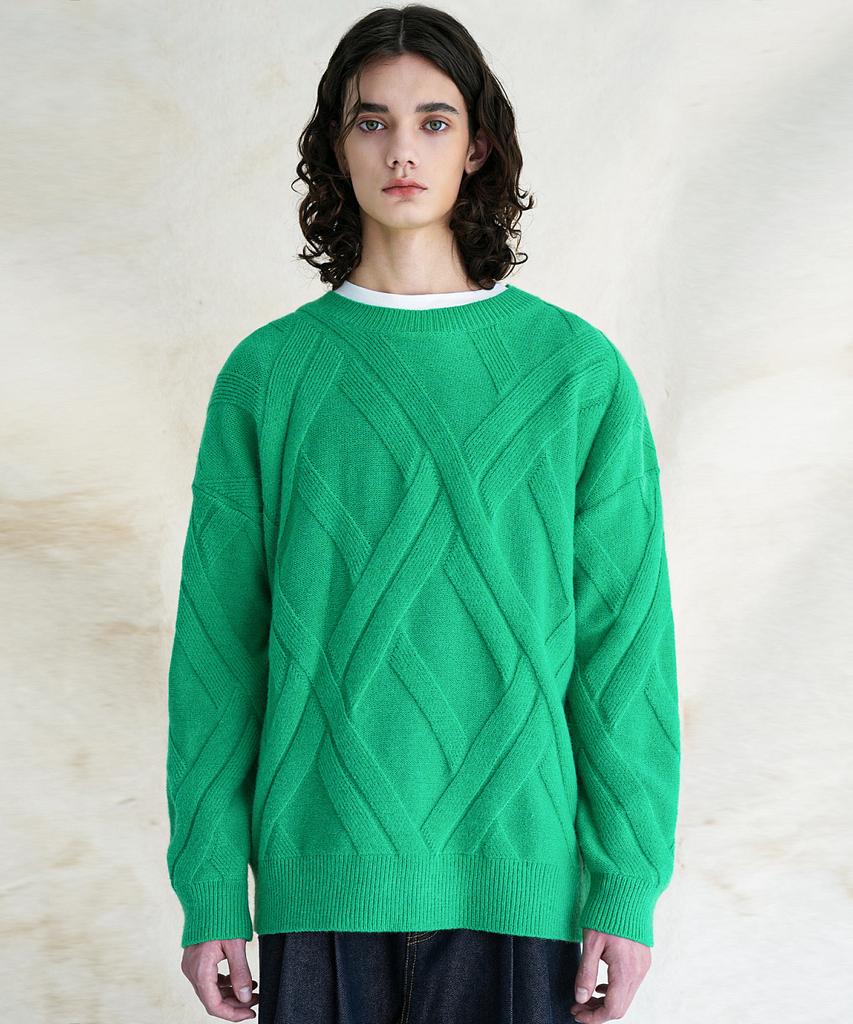 AVANDRESS Cross Round Knit - 5 Col
