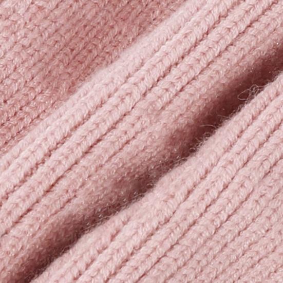 Kids Knitted Headband Wide Edge Elastic Ear Protection Warm Striped Contrast Design Ponytail Opening Headband
