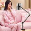 Carbon Steel Phone Tablet Holder 360° Rotating Mobile Tablet Mounting Stand Adjustable Foldable Tablet Mount Stand For Bedrooom