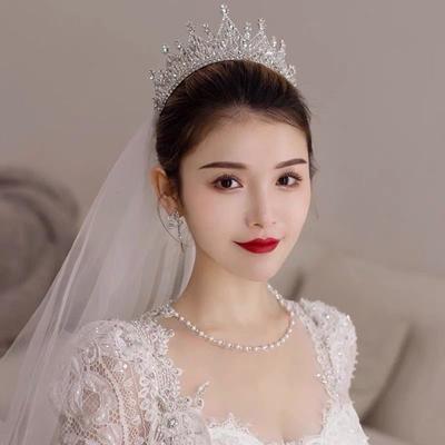 Bridal Crown Queen's Crown Prom Performance Catwalk Competition Hair Tiara Alloy Crown