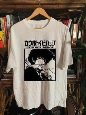 Vintage Cowboy Bebop Anime Short Sleeve White Shirt KV29440 Unisex T-Shirt