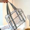 Clear Makeup Bag Large Capacity Waterproof   Closure Cosmetic Handbag Transparent Travel Toiletry Bag