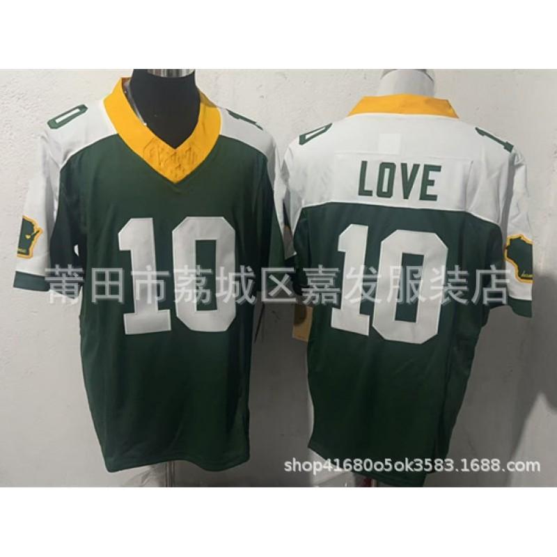 Green Bay Packers 8 Jacobs NFL Football Jersey Mens Cotton Sports Uniform Game Day Fan Wear
