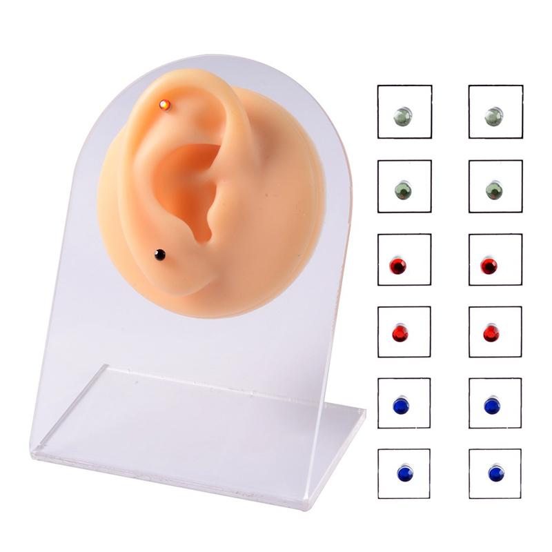 12Pcs Magnetic Earring Piercings  Cartilage Nose Ring   Non Pierced Jewelry