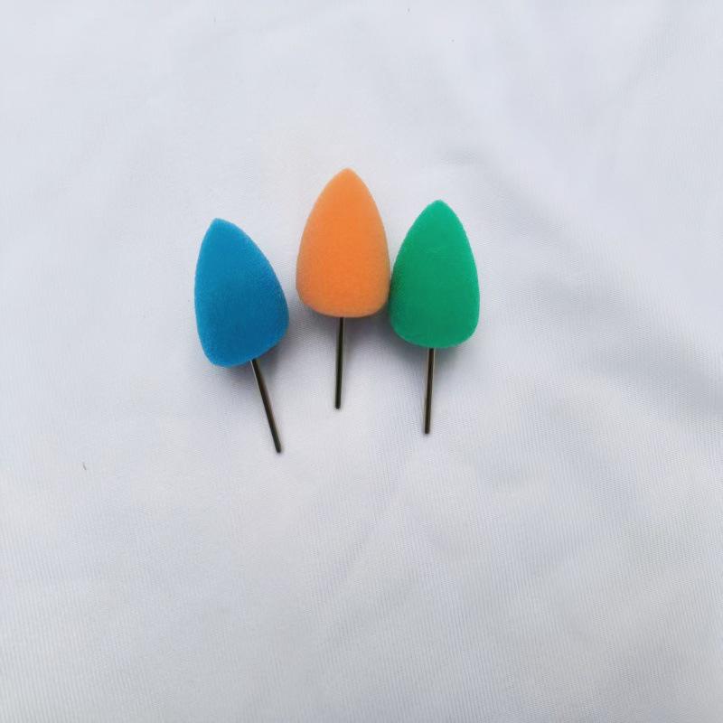 3MM & 6MM Shank Car Polishing & Grinding Sponge Wheel - Cylindrical & Conical Heads for Fine Polishing