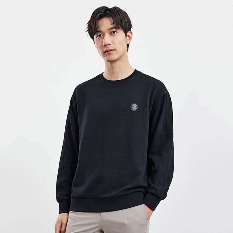SEPTWOLVES Men's Autumn Long-Sleeve Loose Sweatshirt