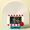 Photo Frame Molds Heart Shaped Silicone Clay Mould Silicone Picture Frame Moulds