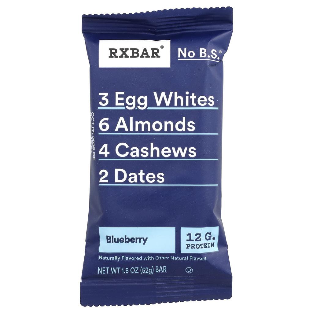Protein Bar, Blueberry, 12 Bars, 52G (1.8Oz) Each