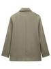 Moda Donna con Tasche Blazer Monopetto Liscio Maniche Lunghe Vintage Scollo a Tacca Abiti da Ufficio Donna