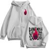 Dani Martin Lo Que Me De La Gana Tour  Zipper Hoodie Men's Retro Long Sleeve Oversized Jacket Sweatshirt Streetwear