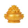 Style Resin Fortune Basin With Prosperity Coins For Office Or Home Decor Gift