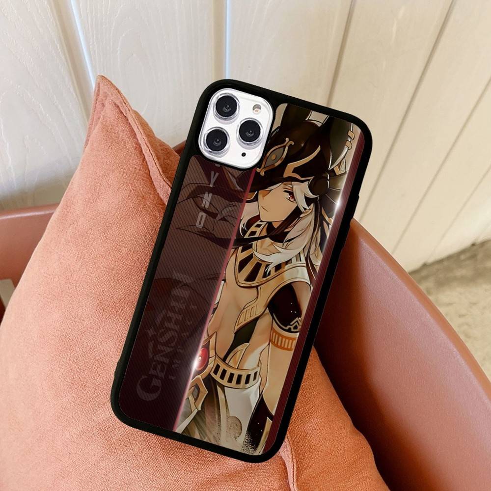 Game Genshin Impact For iphone 17 Air 16 15 14 13 12 11 Pro Max TPU+PC Plus Shockproof Back Phone Cover