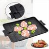 Non-stick Korean-style Barbecue Pan Rectangular Grill Tray Multifunctional Barbecue Plate  Picnic