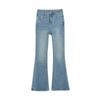 Women's Light Color High Waist Stretch Flare Pants - Plus Size, Slimming, Non-Clingy, for Spring & Autumn 2025.