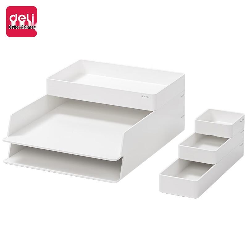 Deli NUSIGN 6-Piece Office Desktop Storage Set