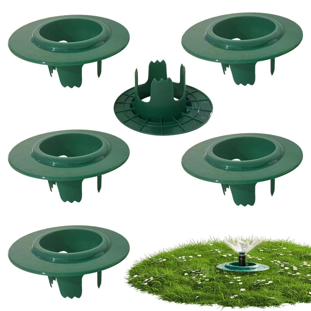 6pcs Outdoor Lawn Sprinkler Head Cover Protector UV Resistant Garden Irrigation Guard Adjustable Sprinkler Head Shield