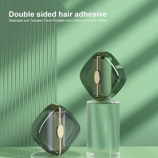 

Липкий валик для ворса, сильная липкость, моющийся очиститель для удаления волос с домашних животных, маленький размер валик для ворса со шнурком для дома кофейный