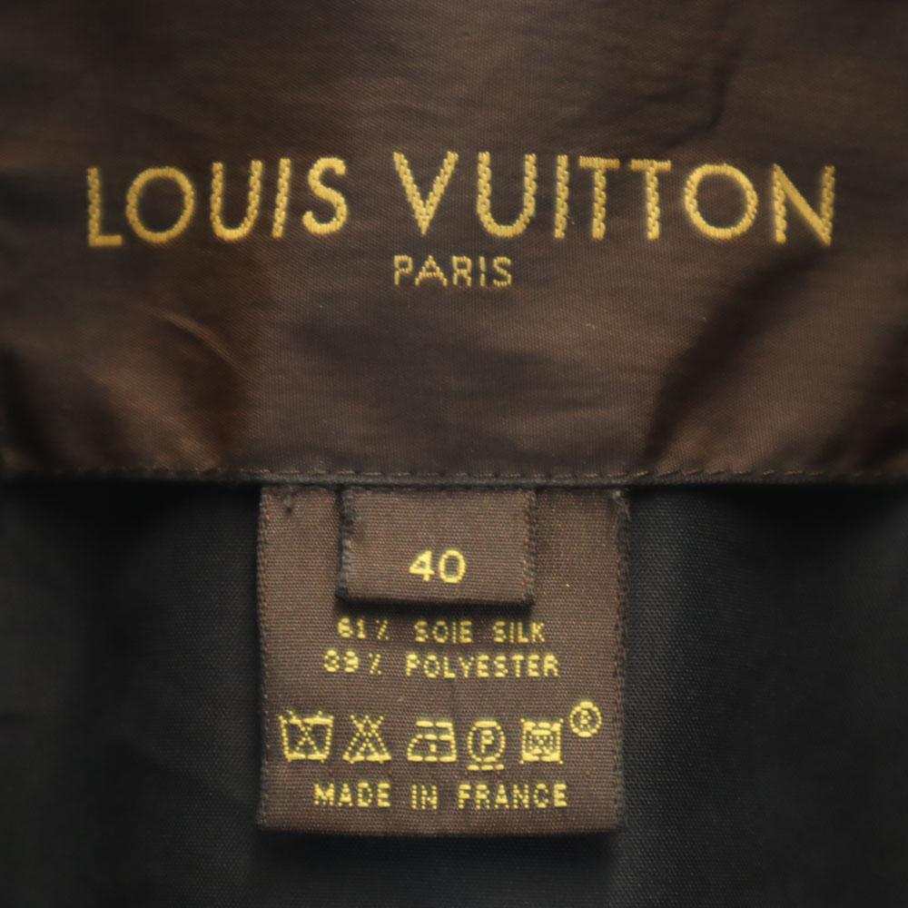 LOUIS VUITTON Made in France trench coat 40 charcoal Women Used