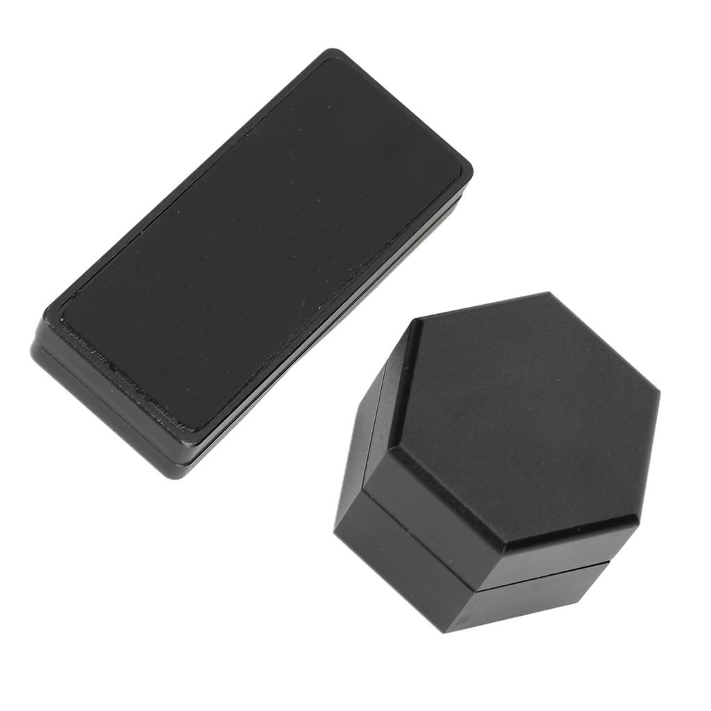 Billiard Chalk Holder with Clip Hex Chalk Box Magnet Aluminium Compact Silent Billiard Accessory