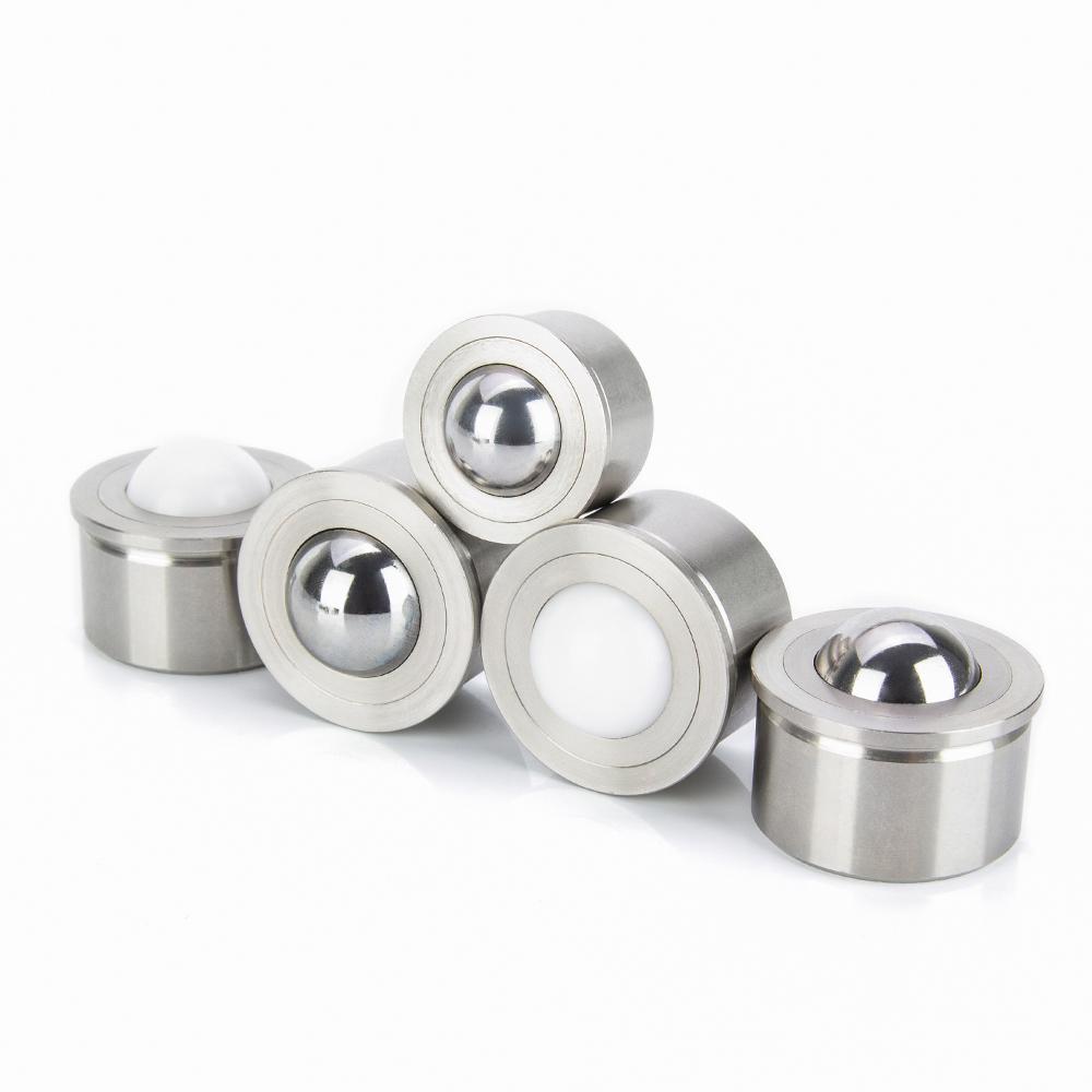 Dia 7.5/9/11/15/18/24/30mm Round Eye Wheel Ball Roller Eye Wheel Bearing Transfer Caster Light/Heavy-duty Universal Roller Wheel Ball