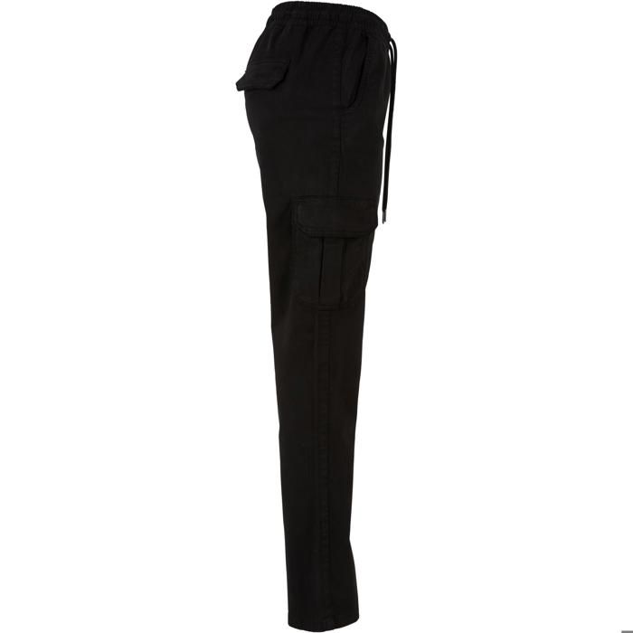Pantalon Cargo - Urban Classics - Twill - Taille Haute - Noir - Confortable Et Tendance