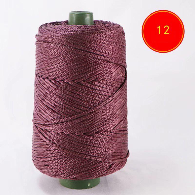 230 Grams Light Viscose Ice Rope 200M Summer Sun Hat Handwoven Diy Hook Cushion Hollow Bright Silk Medium Thick Wool Yarn Thread