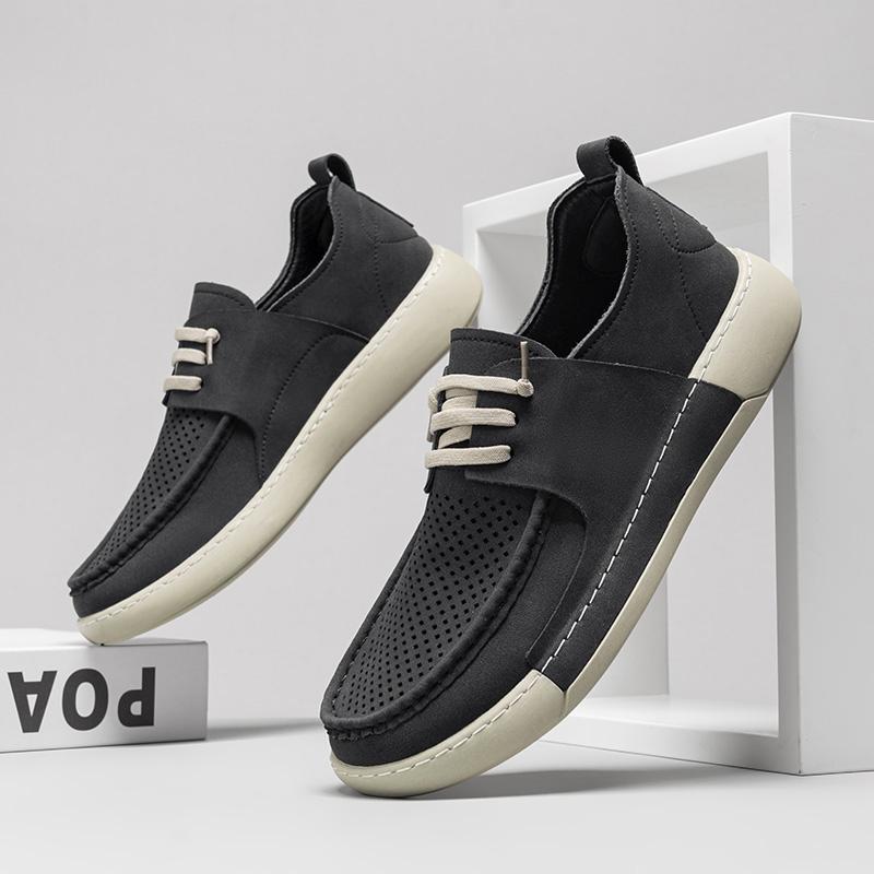 

Fashionable and Popular Men s Summer Hollow Breathable Casual Board Shoes Brand Men New Comfortable Lace Up Casual Sports Shoes 44