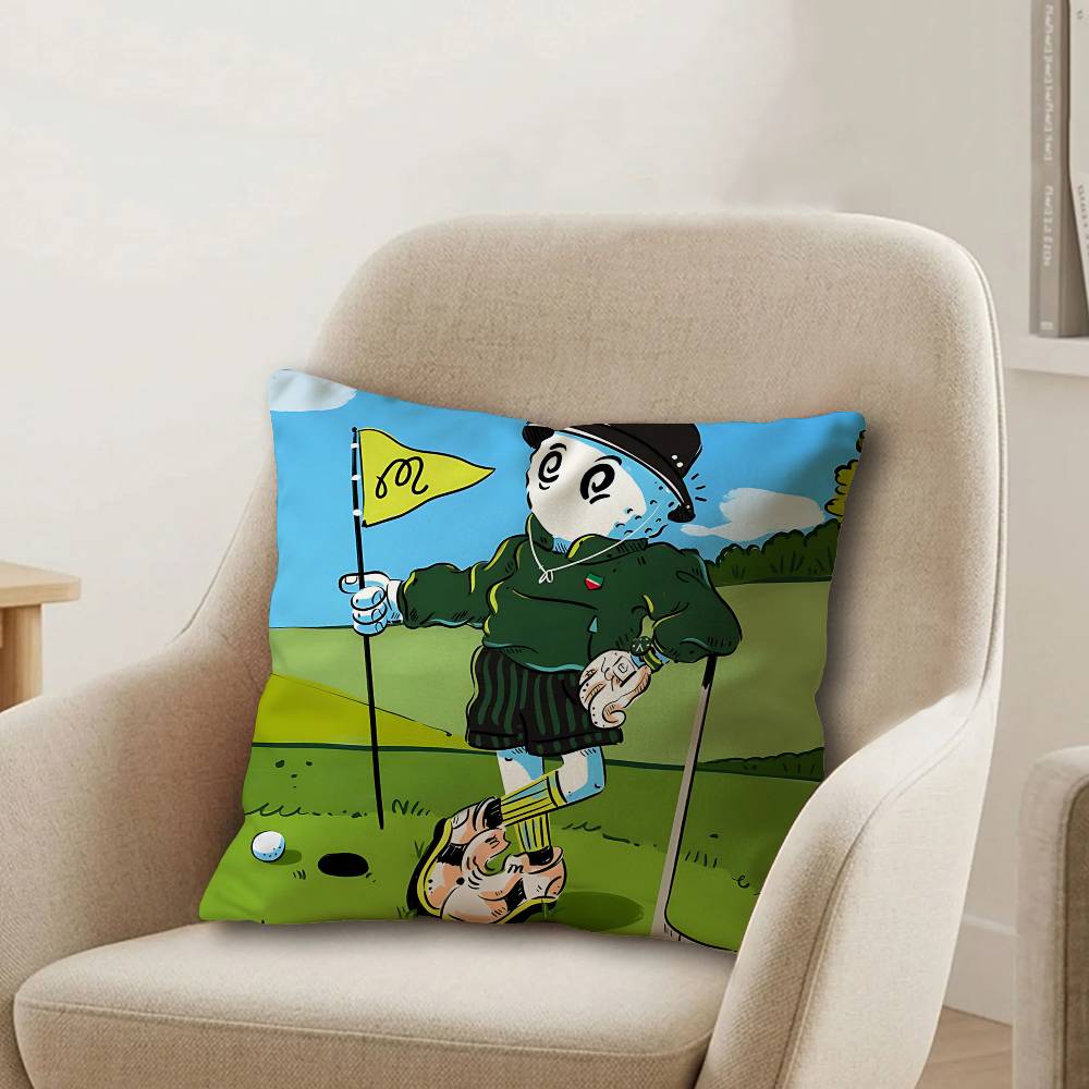 Fashion G-Golf brand M-Malbon Personalized Pillow Dust Cover Bedroom Kids Party Decoration Pillowcase Birthday Children Gift