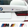 BXS1 1pcs Car Trunk Metal Sticker Car Badge Decal For M Performance Power X1 X3 X5 X6 E84 E83 F25 M3 E90 E91 E60 F15 F16 E70 F30