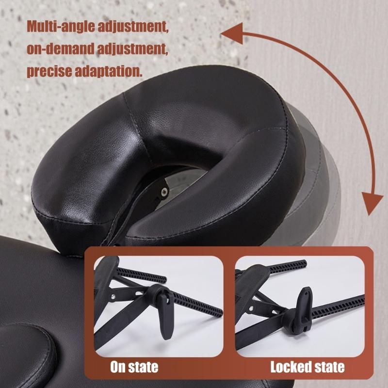 Ergonomic Face Cushion For Massage Therapy Soft Padded Support Anti Pressure Marks Professional Salon Equipment