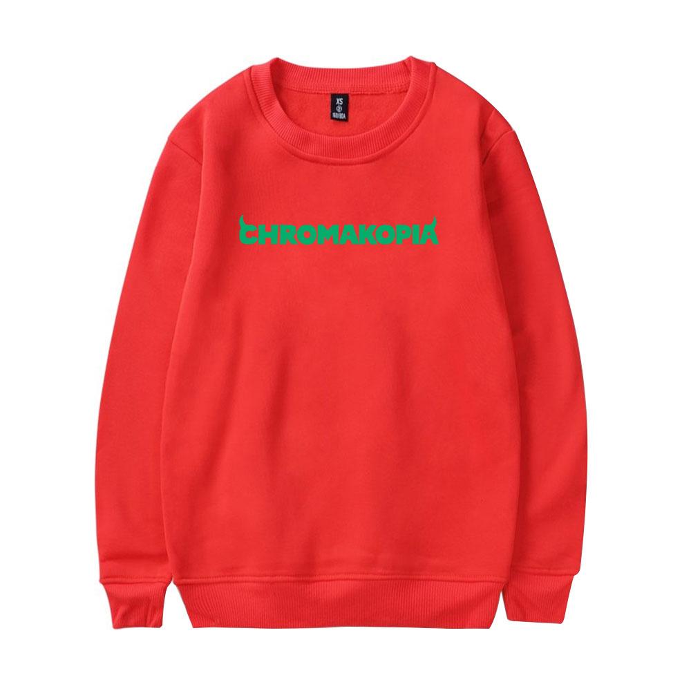 Chromakopia Oversized Hoodie Women Men O-neck Long Sleeve Crewneck Sweatshirt Casual Tracksuit Clothes