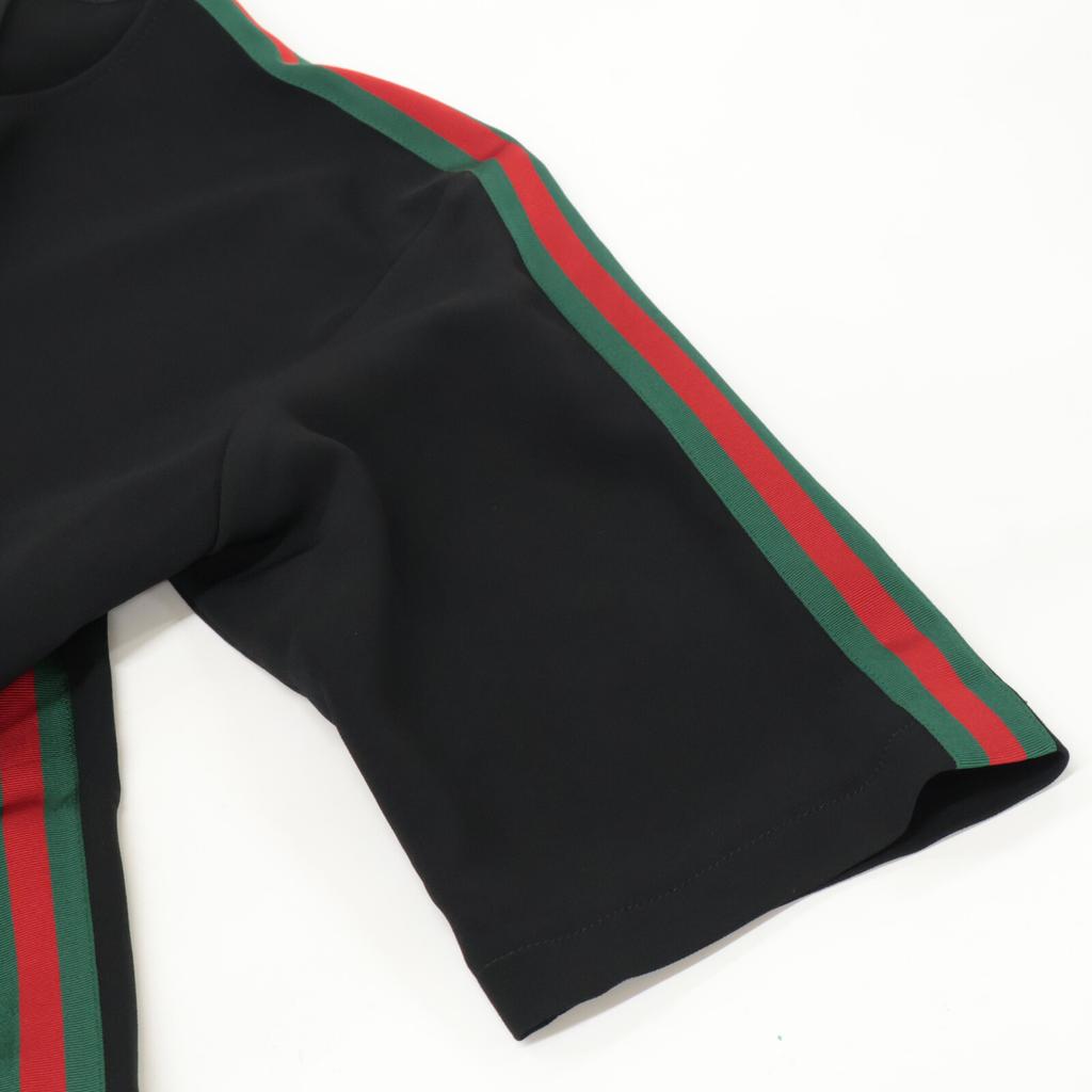 GUCCI 528977 2018 Black Stretch Viscose Tunic Dress dress 38 blackUsed