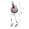 Big-eyed Chicken Creative Statue Craft Handicraft Long Feet Creative Sculptures Waterproof Perfect Gifts for Outdoor Indoor Yard