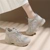 Small Thick Soles Shoes Women's Mesh Running Shoes New Light and Breathable Sports Casual Shoes In Spring and Summer